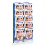 Nástenné plastové zásobníky na prospekty - 4x4 A5  - zobraziť veľký náhľad