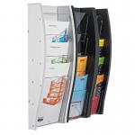 Nástenné plastové zásobníky na prospekty, 4x A4  - zobraziť veľký náhľad