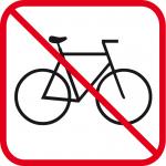 Zákaz bicyklov