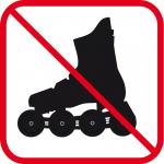 Zákaz kolieskových korčúľ