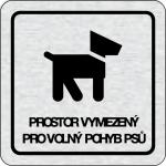 Prostor vymezený pro volný pohyb psů